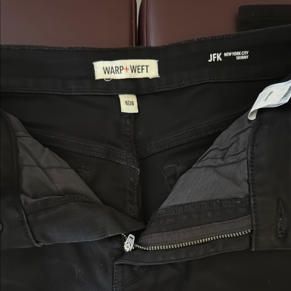 Warp + Weft Jet Black Denim